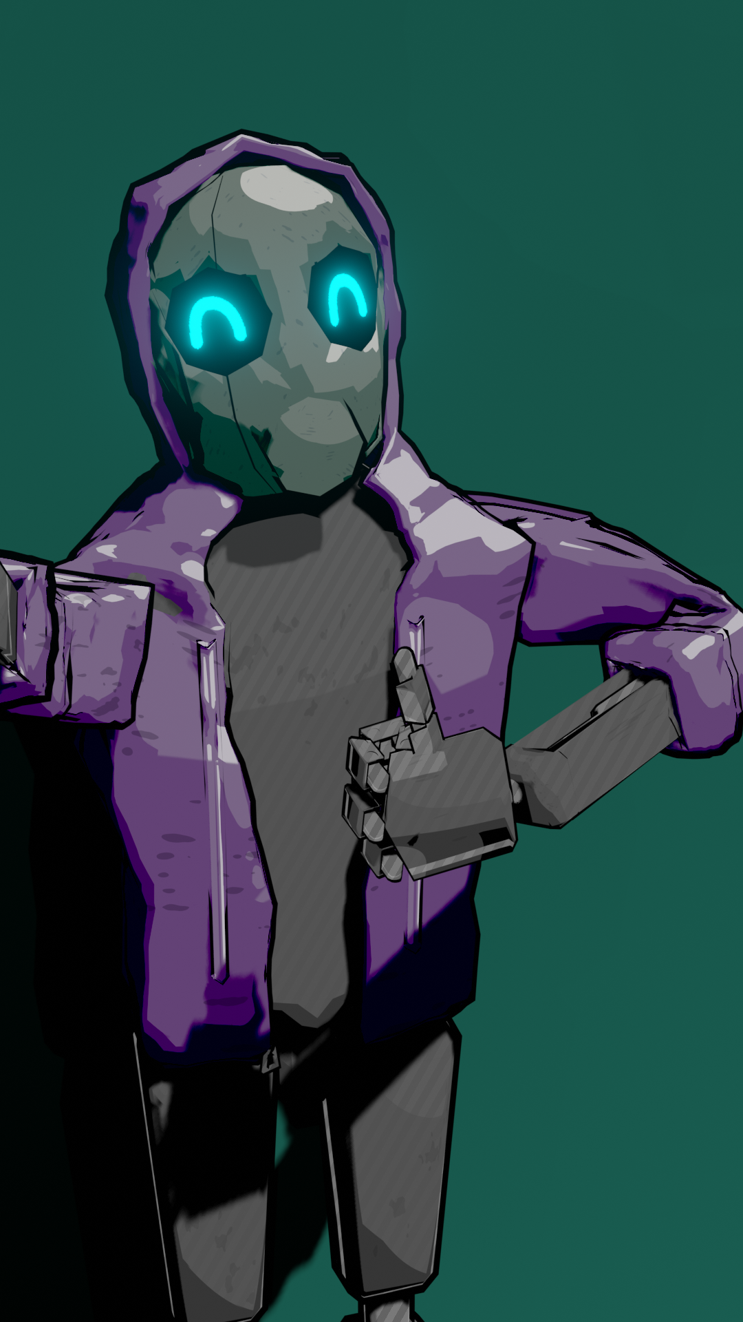 very VERY old model I made. Custom shader + eye rig